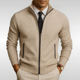 Martin | Men's Zip-Up Knitted Cardigan