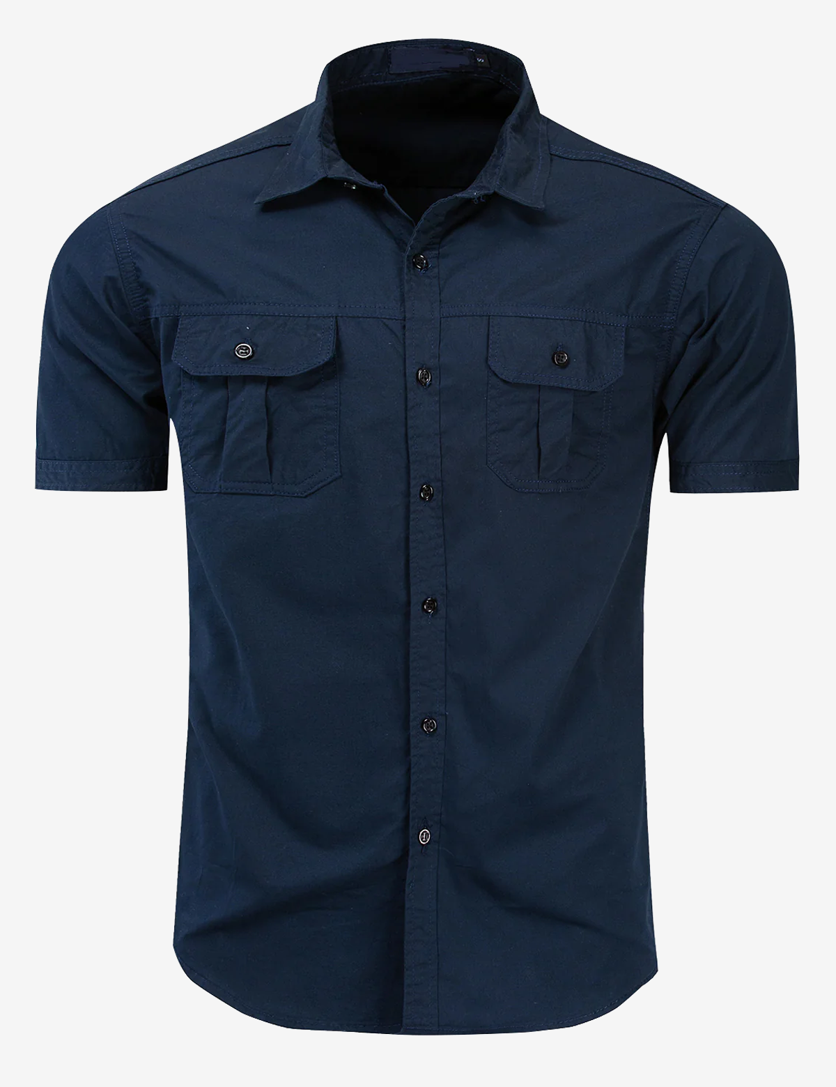 Men's Casual Outdoor Pocket Cotton Short Sleeve Shirt