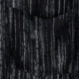 Men's Breathable Short Sleeve Pocket Black Striped Shirt