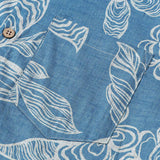 Men's Casual Short Sleeve Tropical Floral Leisure Shirt