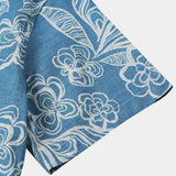 Men's Casual Short Sleeve Tropical Floral Leisure Shirt