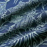 Men's Breathable Short Sleeve Tropical Botanical Cotton Shirt