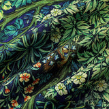 Men's Tropical Green Botanical Cotton Hawaiian Shirt