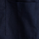 Men's Cotton & Linen Chest Pockets Solid Colour Short Sleeve Shirt