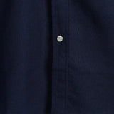 Men's Cotton & Linen Chest Pockets Solid Colour Short Sleeve Shirt