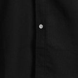 Men's Cotton & Linen Chest Pockets Solid Colour Short Sleeve Shirt