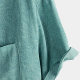 Men's Summer Holiday Green Casual Vintage Short Sleeve Shirt