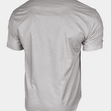 Men's Casual Cotton Linen Blend Stand Collar Short Sleeve Henley Shirt