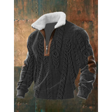 MILIANIA | FLEECE PULLOVER WITH HIGH COLLAR