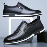 LIAM LEATHER SLIP-ON SNEAKERS