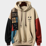 AXEL / URBAN PATCHWORK HOODIE WITH HOOD