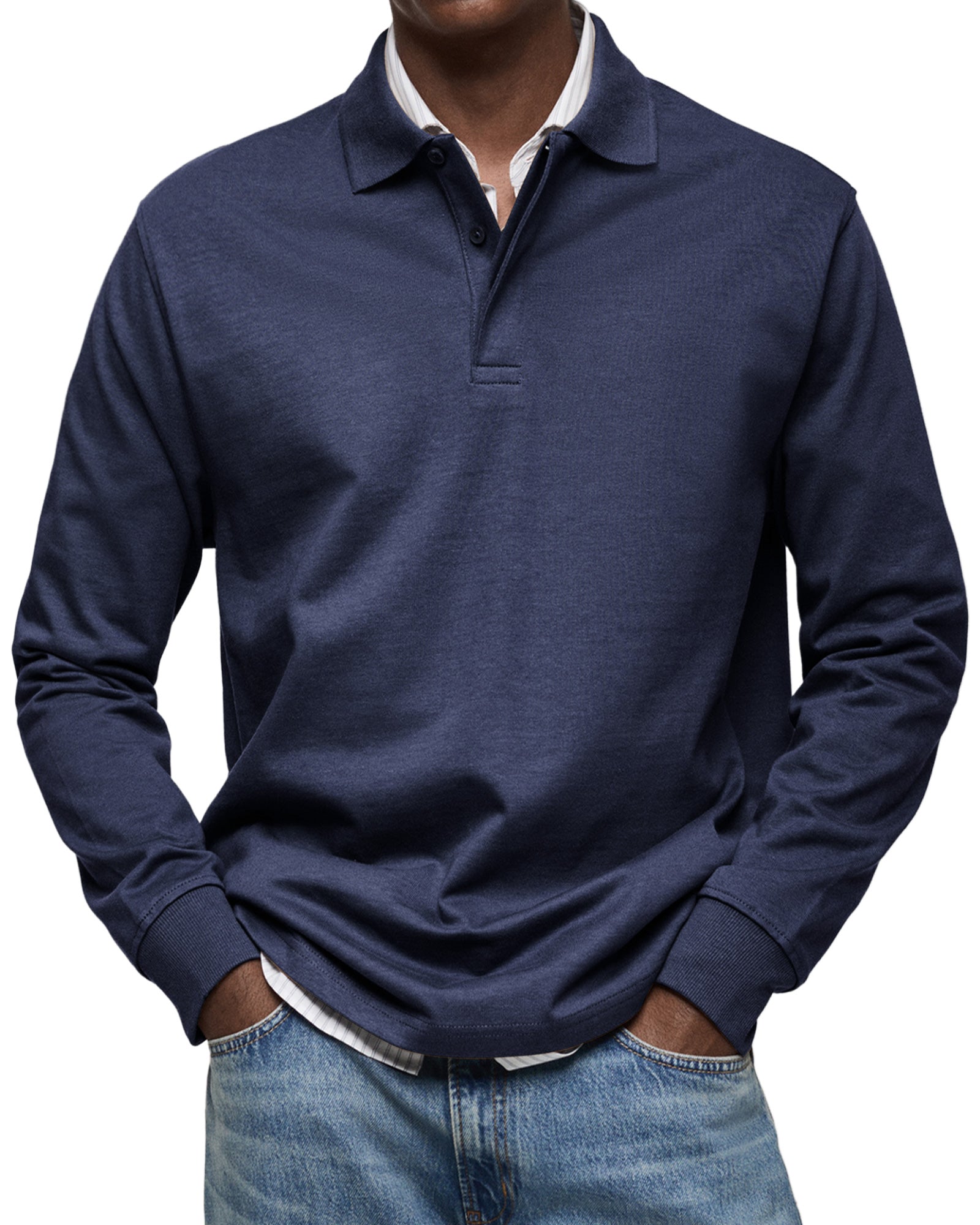 TOM | LONG-SLEEVED POLO SHIRT