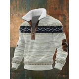 MILIANIA | FLEECE PULLOVER WITH HIGH COLLAR