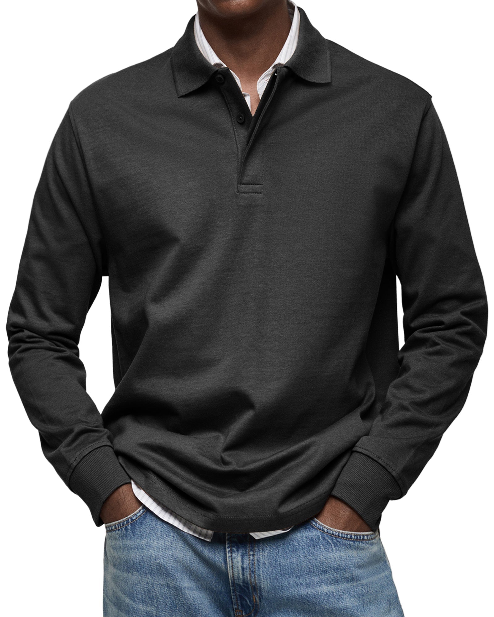 Max | Classic Long Sleeve Polo Shirt