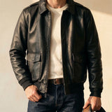 LEONARD TIMELESS LEATHER JACKET