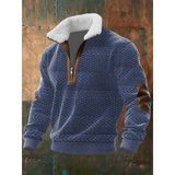 MILIANIA | FLEECE PULLOVER WITH HIGH COLLAR