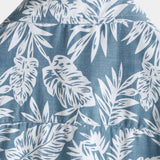 Men's Blue Tropical Short Sleeve Summer Hawaiian Shirt