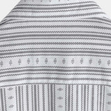 Men's Casual Striped Short Sleeve Summer Button Up Shirt