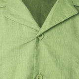 Men's Pocket Linen Cuban Guayabera Summer Camp Button Up Short Sleeve Casual Shirt