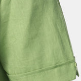Men's Pocket Linen Cuban Guayabera Summer Camp Button Up Short Sleeve Casual Shirt