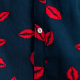 Men's Casual Holiday Pocket Short Sleeve Shirt