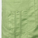 Men's Pocket Linen Cuban Guayabera Summer Camp Button Up Short Sleeve Casual Shirt