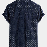 Men's Casual Short Sleeve Printed Shirt