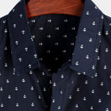 Men's Casual Short Sleeve Printed Shirt