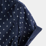 Men's Casual Short Sleeve Printed Shirt
