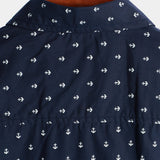 Men's Casual Short Sleeve Printed Shirt