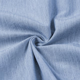 Men's Comfort Solid Blue Sport Short Sleeve Shirt