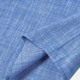 Men's Casual Breathable Cotton Dual Pocket Short Sleeve Collar Shirt