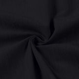 Men's Comfort Solid Black Sport Short Sleeve Shirt