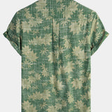 Men's Retro Casual Holiday Pocket Hawaiian Shirt