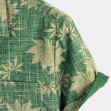 Men's Retro Casual Holiday Pocket Hawaiian Shirt