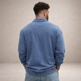 DIVENZIO – CASUAL MEN'S POLO SHIRT WITH LONG SLEEVES