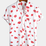 Men's Casual Holiday Pocket Short Sleeve Shirt
