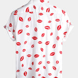 Men's Casual Holiday Pocket Short Sleeve Shirt