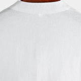 Men's Solid Colour Stand Collar Half Button Pocket Front Shirt