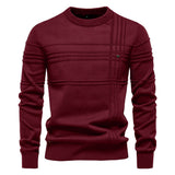 LEANDRO | ELEGANT MEN'S JUMPER WITH CHECK PATTERN