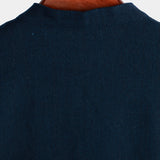 Men's Solid Colour Stand Collar Half Button Pocket Front Shirt