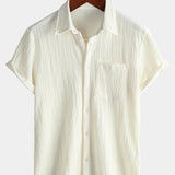 Men's Summer Pocket Casual Short Sleeve Shirt