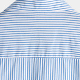 Men's Casual Striped Pocket Short Sleeve Shirt