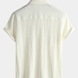 Men's Summer Pocket Casual Short Sleeve Shirt