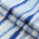 Men's Retro Tie Dye Vertical Striped Cotton Breathable Cool Resort Vacation Short Sleeve Shirt