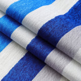 Men's Retro Coastal Stripe Cotton Cool Comfort Beach Party Holiday Short Sleeve Shirt