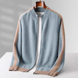 FERRARA CASHMERE ZIP-THROUGH JACKET