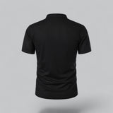 Arthur | Collarless Polo Shirt