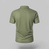 Arthur | Collarless Polo Shirt