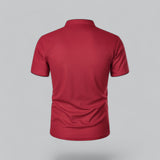 Arthur | Collarless Polo Shirt